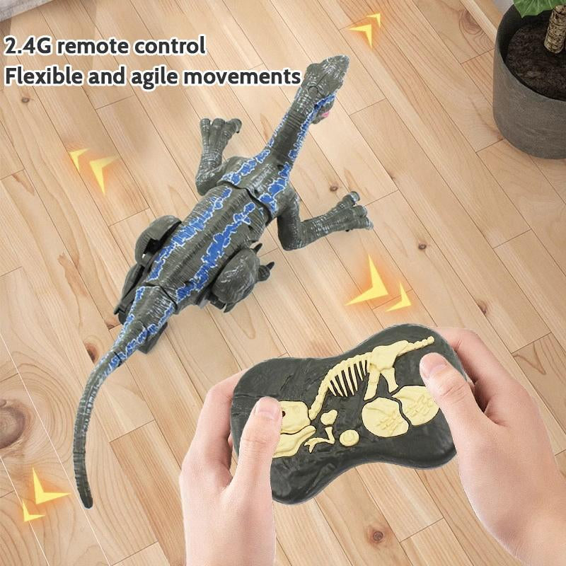 Remote Control Dinosaur Realistic Dinosaur Toys Walking Rechargeable 3D Eyes Demo Function Jurassic Toys for Christmas