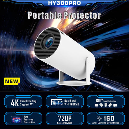 Projector Android 11 4K HY300 Dual Wifi