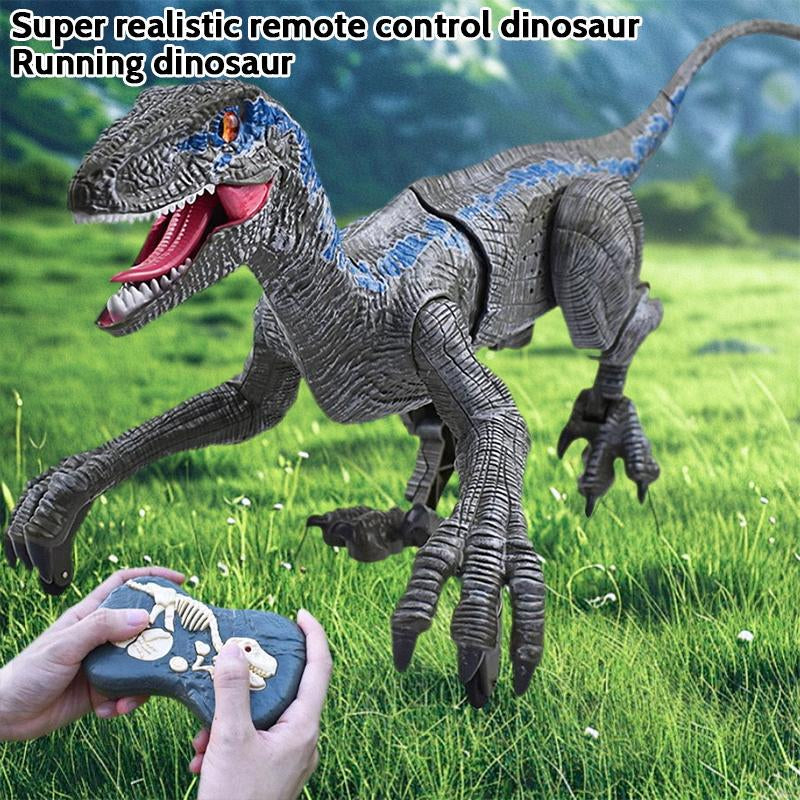 Remote Control Dinosaur Realistic Dinosaur Toys Walking Rechargeable 3D Eyes Demo Function Jurassic Toys for Christmas