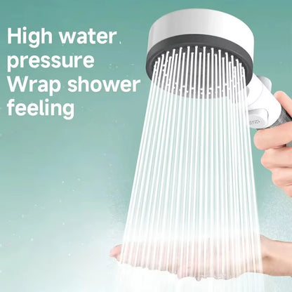 High Quality 8 Mode Shower Head Water Filter Adjustable High Pressure Shower Portable One-Key Stop Shower Bathroom Accessories