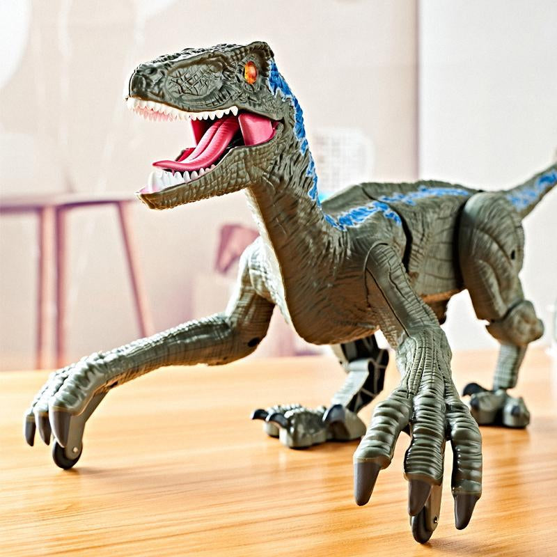 Remote Control Dinosaur Realistic Dinosaur Toys Walking Rechargeable 3D Eyes Demo Function Jurassic Toys for Christmas