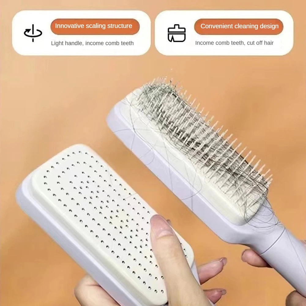 Telescopic Scalp Massager Brush